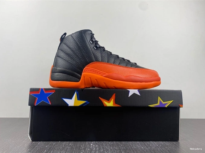 Rep TBkick All-Star 12 Brilliant Jordan 4130 FD9101- Retro Vibrant Orange WNBA 1015